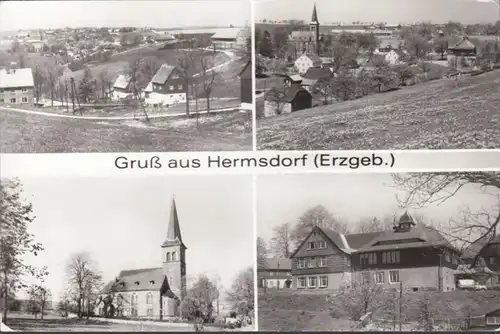 Salutation de Hermsdorf Erzgeb. Multi-image, couru