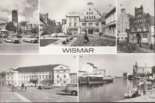 Wismar, Markt, Krämerstraße, Alter Schwede, Rathaus, ungelaufen
