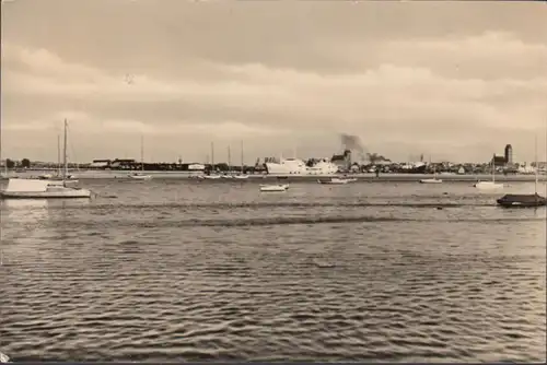 Wismar, vue sur la ville et le port, couru en 1964