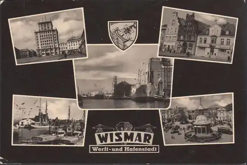 Wismar, ville du chantier naval et du port, couru en 1964