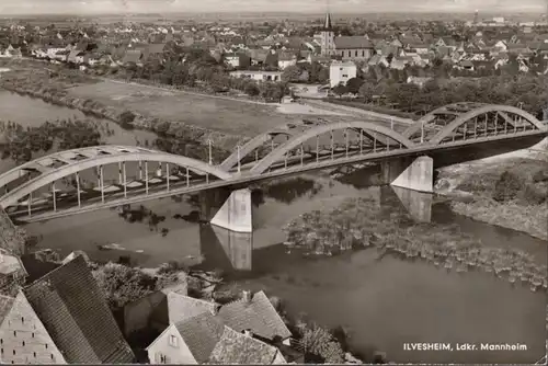 Ilvesheim, pont de Neckar, couru