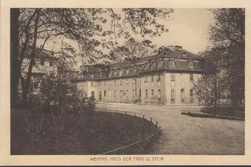 Weimar, Haus der Frau von Stein, ungelaufen