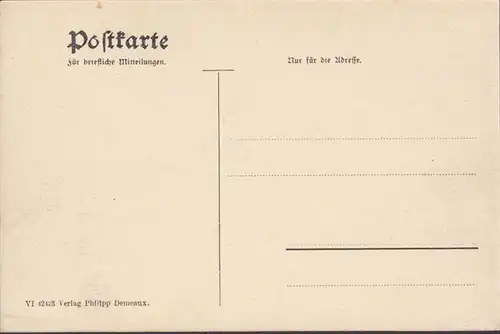 Oberstein vom Schlossberg gesehen, ungelaufen- datiert 1906