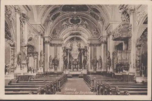 Amberg, intérieur de l'église de montagne, incurvée