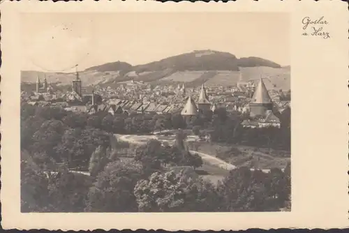 Goslar, Stadtansicht, Breites Tor, gelaufen 1930