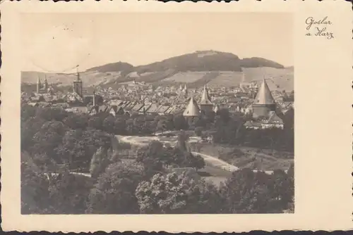 Goslar, vue de la ville, Porte large, couru en 1930