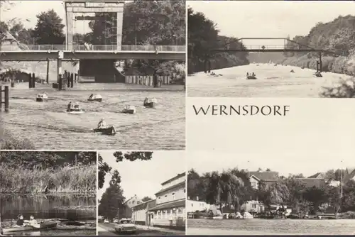 Wernsdorf, Königs Wusterhausen, Mehrbild, gelaufen 1981