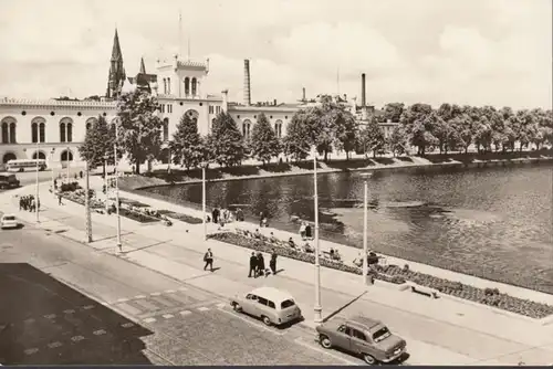 Schwerin, Am Pfaffenteich, gelaufen 1972