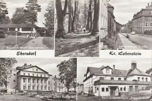 Ebersdorf, lycée, Lobensteiner Strasse, maison de soins infirmiers, Maison de vacances, couru en 1984
