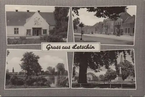 Gruß aus Letschin, Mehrbild, gelaufen 1965