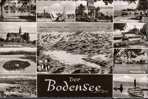 Der Bodensee, Lindau, Wassserburg, Mainau, Konstanz, ungelaufen