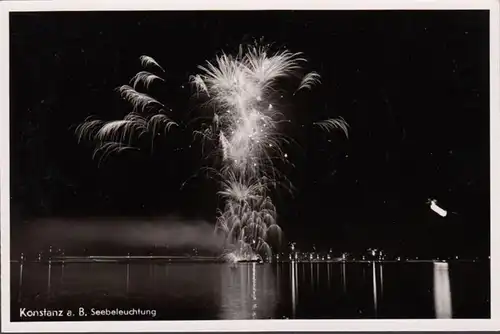 Konstanz, Seebeleuchtung, Feuerwerk, ungelaufen