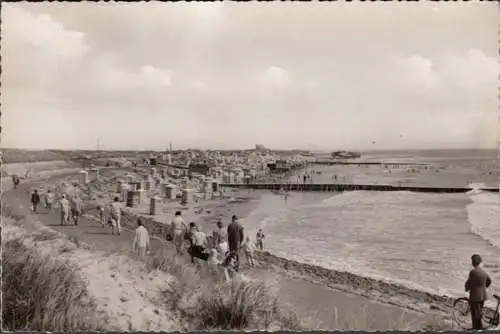 Borkum, Südstrand, gelaufen 1964