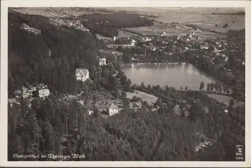 Georgenthal, photo aérienne, incurvée