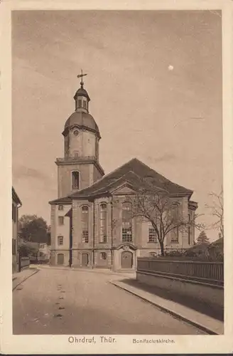Ohrdruf, Bonifaciuskirche, gelaufen 1937