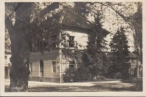 Weimar, Liszthaus, ungelaufen- datiert 1929