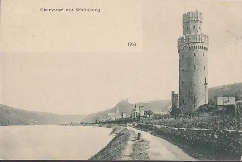 Oberwedel mit Schönburg, ungelaufen
