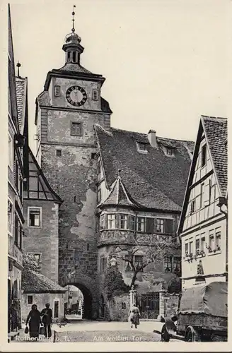 Rothenburg, Au portail blanc, incurvé