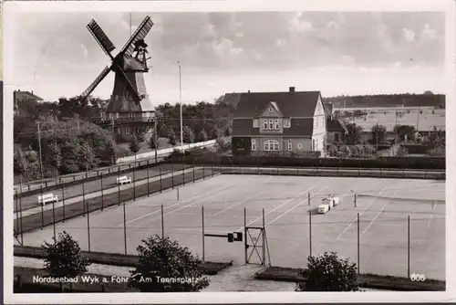 Wyk sur Föhr, Au court de tennis, couru en 1953