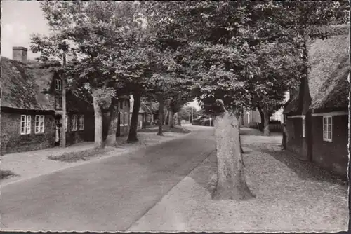 Wyk auf Föhr, Dorfstraße, gelaufen 1959