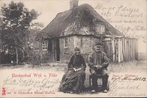 Wyk sur Föhr, Maison à Nieblum, couru en 1903