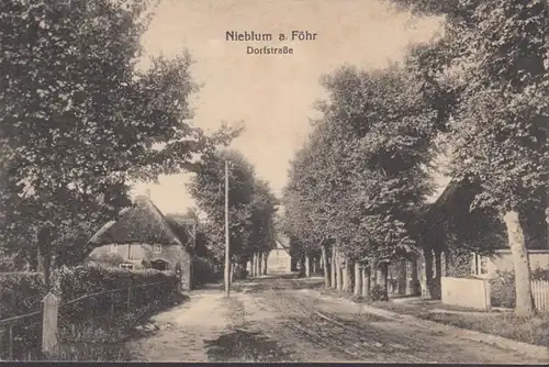 Föhr, Nieblum, Dorfstraße, ungelaufen