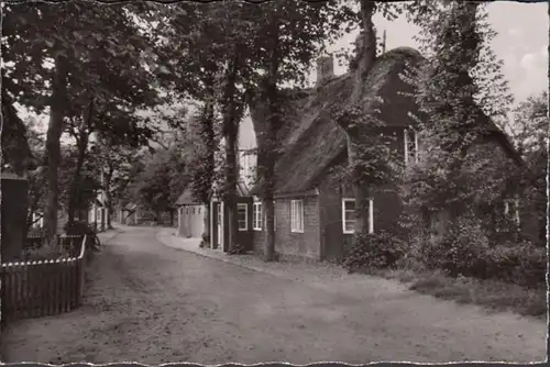 Föhr, Nieblum, Poststraße, couru en 1958