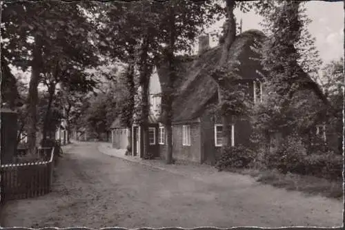 Föhr, Nieblum, Poststraße, gelaufen 1958