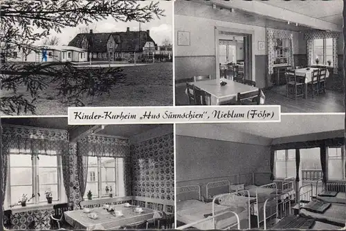 Föhr, Nieblum, Kinderheim Hus Sünnschien, couru en 1958