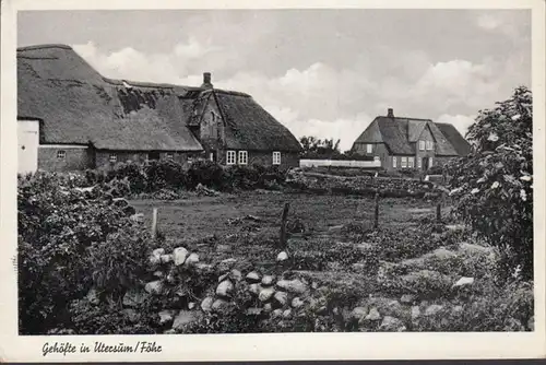 Föhr, les fermes d'Utersum, couru en 1954