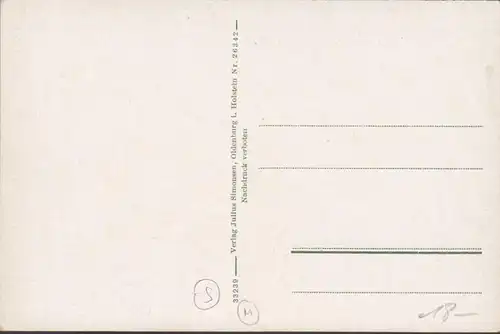 Fehmarn, carte spéciale de randonnée, incurvée