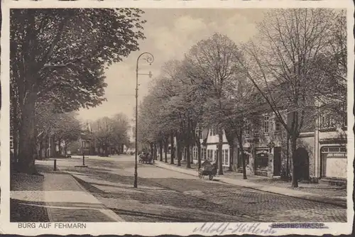 Burg auf Fehmarn, Breitestraße, Adolf Hitler Straße, gelaufen 1933