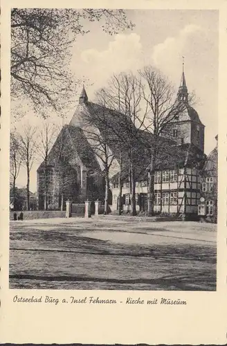 Burg auf Fehmarn, Kiche mit Museum, ungelaufen