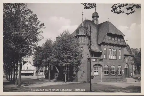 Château sur Fehmarn, hôtel de ville, incurvé