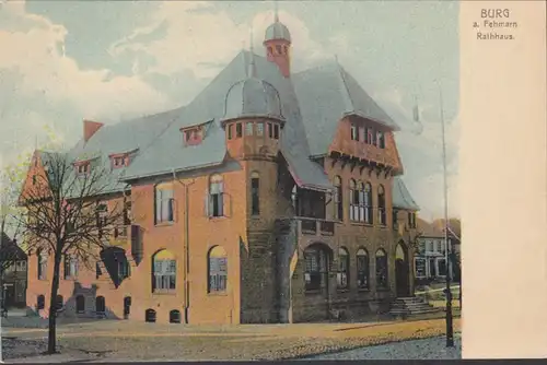 Château sur Fehmarn, hôtel de ville, incurvé