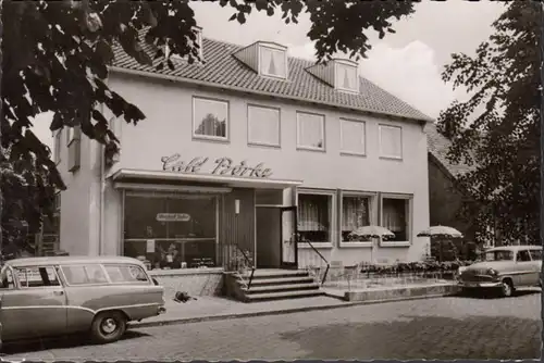 Burg auf Fehmarn, Cafe und Konditorei Börke, gelaufen 1960