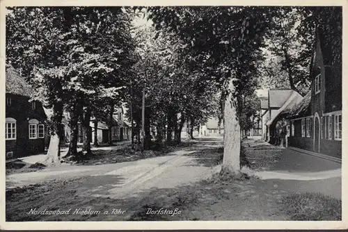 Föhr, Nieblum, route du village, couru en 1942