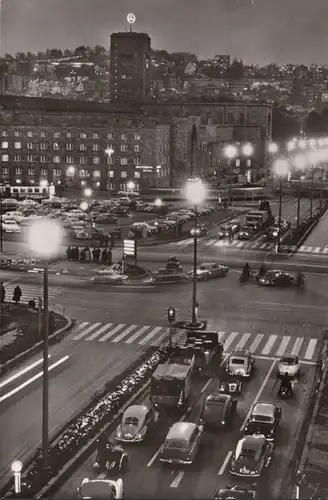 Stuttgart, Hauptbahnhofplatz, couru 1960