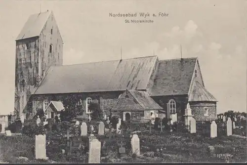 Wyk auf Föhr, St. Nicolaikirche, ungelaufen