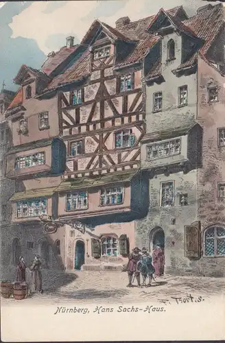 Nürnberg, Hans Sachs Haus, ungelaufen