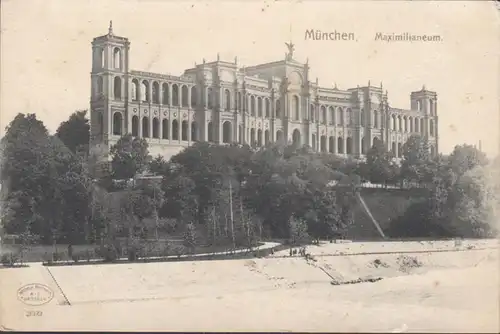 München, Maximilianeum, gelaufen 1907