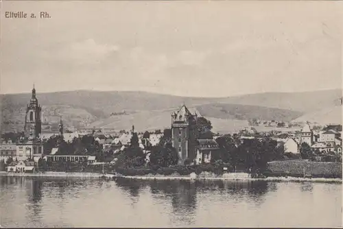 Eltville, Stadtansicht, ungelaufen