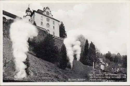 Baden-Baden, Am Ursprung der Thermalquellen, ungelaufen