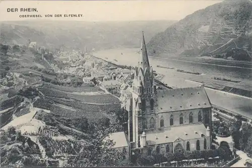 Oberwesel von der Elfenley, ungelaufen