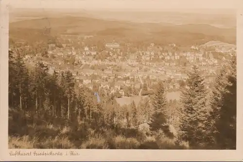 Friedrichroda, vue de la ville, couru en 1940