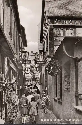 Rüdesheim, In der Drosselgasse, ungelaufen