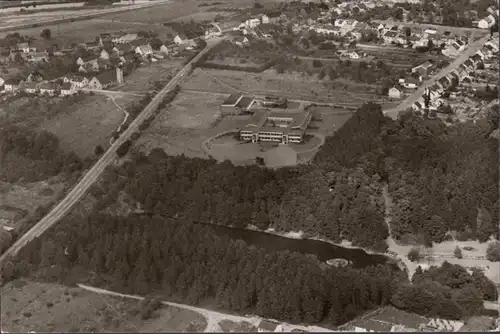 Ottenhausen Saar, école, église, Weiher, photographie aérienne, couru 1982