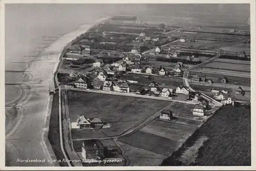 Wyk auf Föhr, Fliegeraufnahme, gelaufen 1931