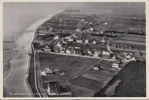 Wyk auf Föhr, Fliegeraufnahme, gelaufen 1931