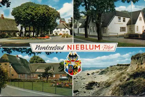 Föhr, Nieblum, Mehrbild, gelaufen 1974